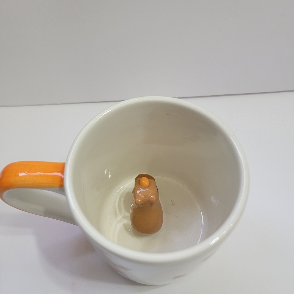 Capybara Hidden 3D Animal Ceramic Coffee Mug Oranges Fruit Pattern - Picture 8 of 10